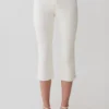 Mary Denim Capri – Wit Mary Denim Capri – Wit