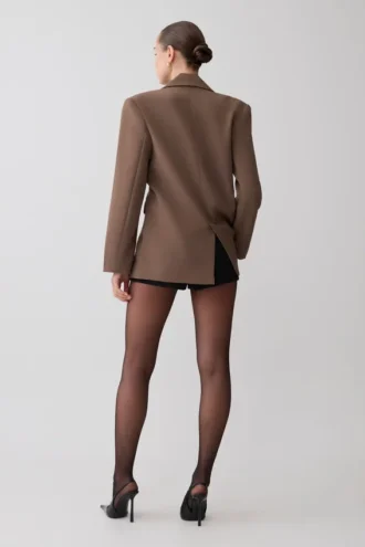 Mateo oversized blazer – cacaobruin