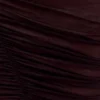 Matilda gerimpelde mesh maxi-rok – Chocolade