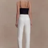 Maude crêpe broek met rechte pijpen – ivoor Maude crêpe broek met rechte pijpen – ivoor