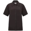 Maya oversized Denim shirt – Chocolate Maya oversized Denim shirt – Chocolate