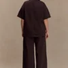 Maya oversized Denim shirt – Chocolate Maya oversized Denim shirt – Chocolate