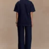 Maya oversized Denim shirt – Indigo blauw Maya oversized Denim shirt – Indigo blauw