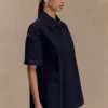 Maya oversized Denim shirt – Indigo blauw Maya oversized Denim shirt – Indigo blauw