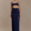Maylena Denim maxi-rok met hoge taille – Indigoblauw Maylena Denim maxi-rok met hoge taille – Indigoblauw