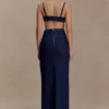 Maylena Denim maxi-rok met hoge taille – Indigoblauw Maylena Denim maxi-rok met hoge taille – Indigoblauw