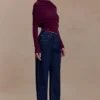 Kirralee jeans met rechte pijpen en omgeslagen boorden – Indigoblauw Kirralee jeans met rechte pijpen en omgeslagen boorden – Indigoblauw