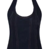 Meadow Denim Corset Haltertop – Indigoblauw Meadow Denim Corset Haltertop – Indigoblauw