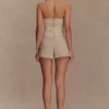 Meadow Denim Corset Haltertop – Stone Wash Meadow Denim Corset Haltertop – Stone Wash