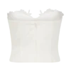 Melany bustier met applicaties van Denim – Wit Melany bustier met applicaties van Denim – Wit