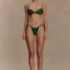 Memphis-bikini-broekje met kralen – Groen Memphis-bikini-broekje met kralen – Groen