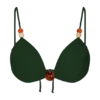 Memphis bikinitop met kralen – Groen Memphis bikinitop met kralen – Groen