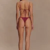 Memphis bikinitop met kralen – Wijnrood Memphis bikinitop met kralen – Wijnrood