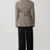 Mila getailleerde blazer – Tan Check Mila getailleerde blazer – Tan Check