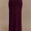 Miles gebreide maxi-rok – Pruim Miles gebreide maxi-rok – Pruim