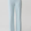 Miley-broek met rechte pijpen en gehaakte tailleband – licht aqua Miley-broek met rechte pijpen en gehaakte tailleband – licht aqua