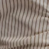 Millie katoenen overhemd met strik aan de achterkant – Beige krijtstreep Millie katoenen overhemd met strik aan de achterkant – Beige krijtstreep
