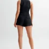 Mura colbertvest – Zwart Mura colbertvest – Zwart