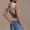 Niamh Modal Twist Back Bodysuit – Ivoor Niamh Modal Twist Back Bodysuit – Ivoor