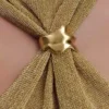 Nikki Lurex-top met metalen details – Goud