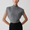 Niko gebreide oversized top – antraciet Niko gebreide oversized top – antraciet