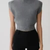 Niko gebreide oversized top – antraciet Niko gebreide oversized top – antraciet