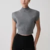 Niko gebreide oversized top – antraciet Niko gebreide oversized top – antraciet