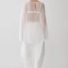 Oriana linnen oversized broek – wit Oriana linnen oversized broek – wit