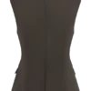 Penelope mouwloze blazer – Chocoladebruin Penelope mouwloze blazer – Chocoladebruin