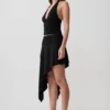 Talise modale Hankie midi-rok – Zwart Talise modale Hankie midi-rok – Zwart