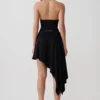 Talise modale Hankie midi-rok – Zwart Talise modale Hankie midi-rok – Zwart