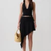 Talise modale Hankie midi-rok – Zwart Talise modale Hankie midi-rok – Zwart