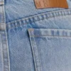 Perrie mid-rise rechte jeans met strik – gewassen lichtblauw Perrie mid-rise rechte jeans met strik – gewassen lichtblauw