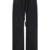 Perrie mid-rise rechte jeans met strik – gewassen zwart Perrie mid-rise rechte jeans met strik – gewassen zwart
