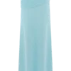 Petra gerimpelde gebreide maxi-rok – lichtblauw Petra gerimpelde gebreide maxi-rok – lichtblauw