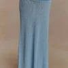 Petra gerimpelde gebreide maxi-rok – lichtblauw Petra gerimpelde gebreide maxi-rok – lichtblauw