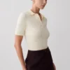 Philly gebreide top met knopen – Ivoor Philly gebreide top met knopen – Ivoor
