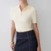 Loraine denim minirok met middelhoge taille – Indigo met krijtstreep Loraine denim minirok met middelhoge taille – Indigo met krijtstreep