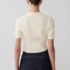 Loraine denim minirok met middelhoge taille – Indigo met krijtstreep Loraine denim minirok met middelhoge taille – Indigo met krijtstreep