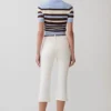Mary Denim Capri – Wit Mary Denim Capri – Wit