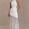 Portia mouwloze top van scuba – Wit Portia mouwloze top van scuba – Wit