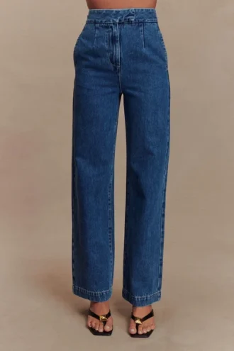Rayne Denim spijkerbroek met wijde pijpen – 90’s Blue