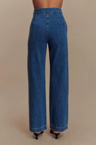 Rayne Denim spijkerbroek met wijde pijpen – 90’s Blue