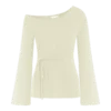 Reagan off-shoulder gebreide top – wit Reagan off-shoulder gebreide top – wit