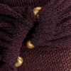 Reece haltertop maxi-jurk van gebreid materiaal – Chocoladebruin