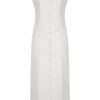 Reyna Denim midi-jurk – Wit Reyna Denim midi-jurk – Wit