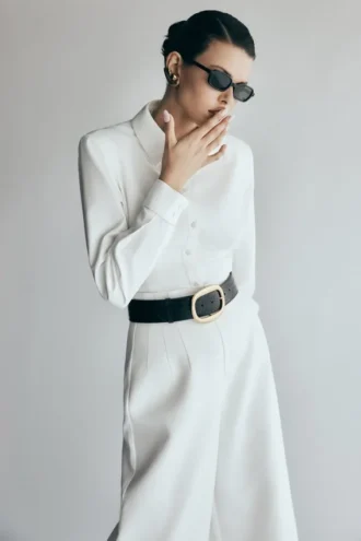 Rhia oversized overhemd – Wit