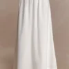 River gerimpelde maxi-rok – Wit River gerimpelde maxi-rok – Wit