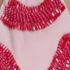 Robyn driehoekige bikinitop met kralen – Roze Robyn driehoekige bikinitop met kralen – Roze