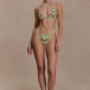 Robyn driehoekige bikinitop met kralen – Salie Robyn driehoekige bikinitop met kralen – Salie
